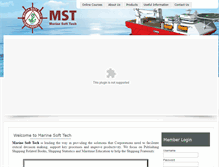 Tablet Screenshot of marinesofttech.com